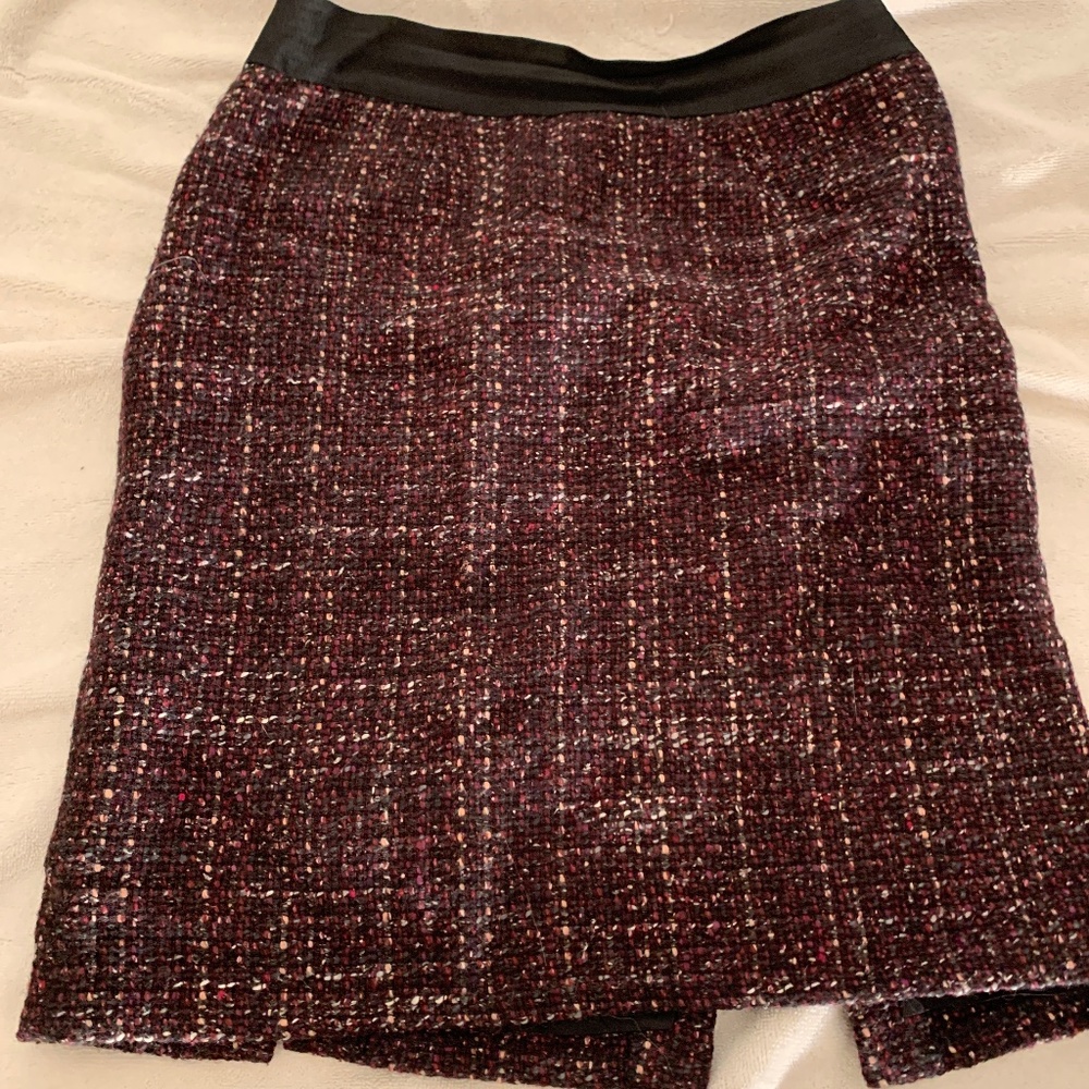 Nanette Lepore size 4 skirt purple tweed